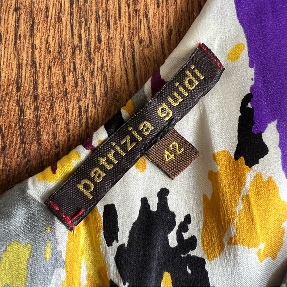 Patrizia Guidi Floral & Red Gown – Size 42 (US 6) - Picture 10 of 13